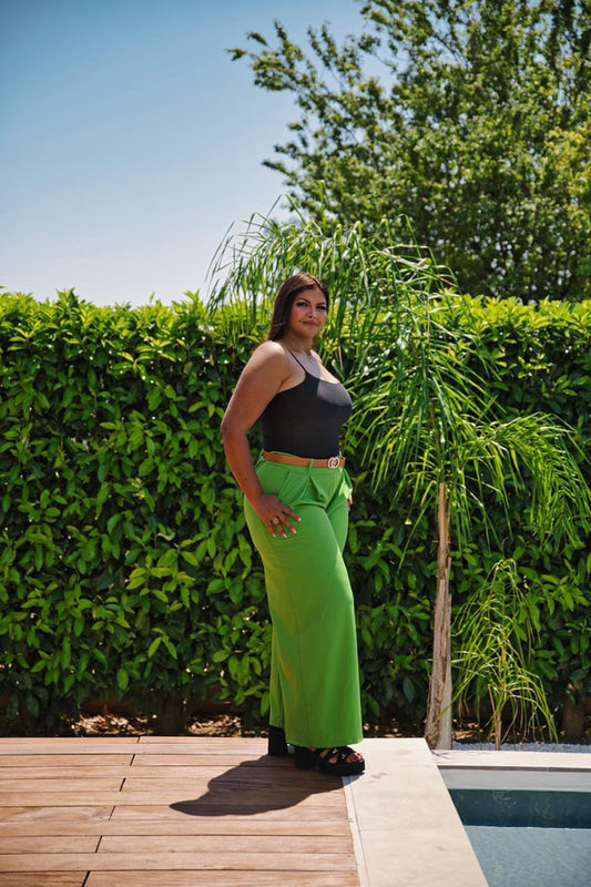 Pantalon à pince